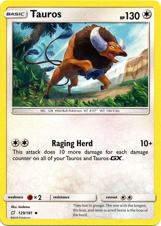 Tauros - 129/181 - Uncommon