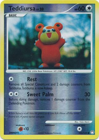 Teddiursa - 105/123 - Common Reverse Holo