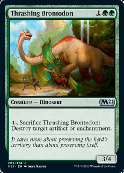 Thrashing Brontodon - 209/274 - Uncommon