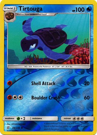 Tirtouga - 44/236 - Uncommon Reverse Holo