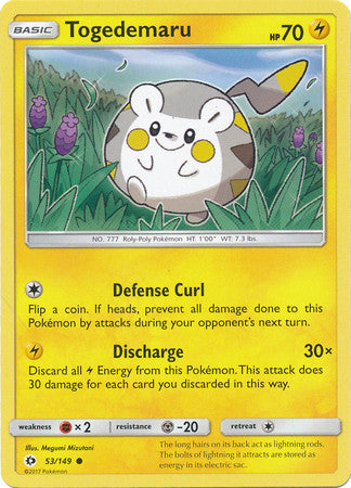 Togedemaru - 53/149 - Common