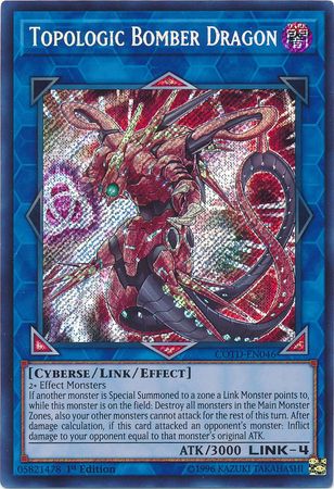 Topologic Bomber Dragon - COTD-EN046 - Secret Rare 1st Edition