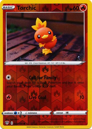 Torchic - 22/189 - Common Reverse Holo