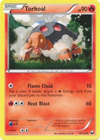 Torkoal - 18/108 - Uncommon