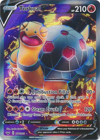 Torkoal V Full Art - 188/202 - Ultra Rare