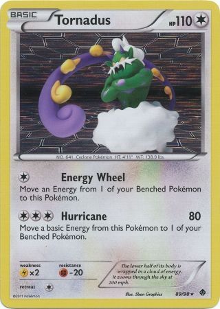 Tornadus - 89/98 - Holo Rare