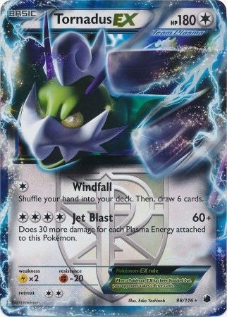Tornadus Ex - 98/116 - Ultra Rare