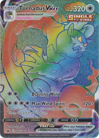 Tornadus VMAX Hyper Rare - 209/198 - Hyper Rare