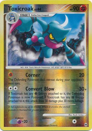Toxicroak - 11/99 - Holo Rare Reverse Holo