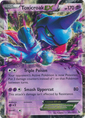 Toxicroak Ex - 41/106 - Ultra Rare