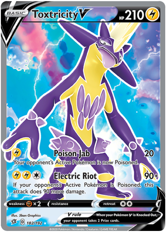 Toxtricity V Full Art - 182/192 - Ultra Rare