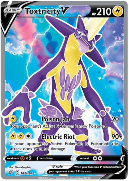 Toxtricity V Full Art - 182/192 - Ultra Rare