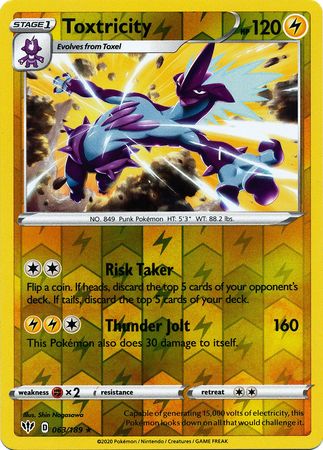 Toxtricity - 63/189 - Holo Rare Reverse Holo