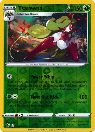 Tsareena - 16/189 - Rare Reverse Holo
