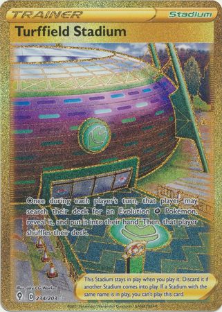 Turffield Stadium Secret Rare - 234/203 - Secret Rare