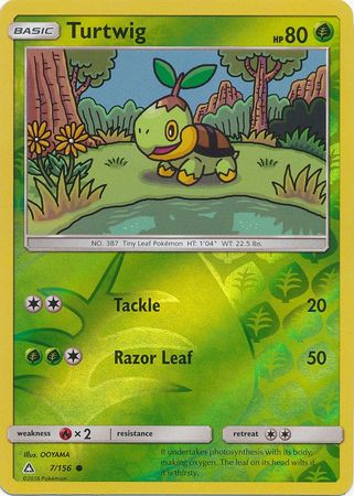 Turtwig - 7/156 - Common Reverse Holo