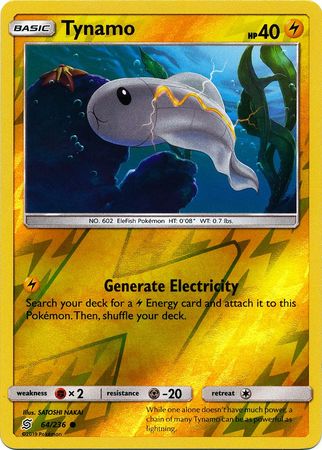 Tynamo - 64/236 - Common Reverse Holo