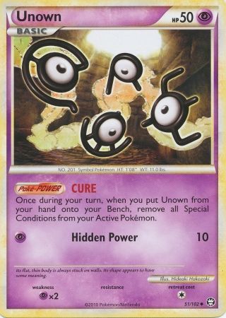 Unown - 51/102 - Uncommon