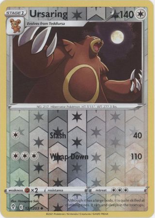 Ursaring - 127/203 - Uncommon Reverse Holo