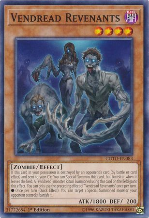 Vendread Revenants - COTD-EN083 - Common 1st Edition
