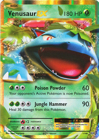 Venusaur Ex - 1/108 - Ultra Rare