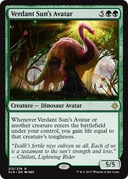 Verdant Sun's Avatar - 213/279 - Rare