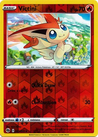 Victini - 7/73 - Uncommon Reverse Holo
