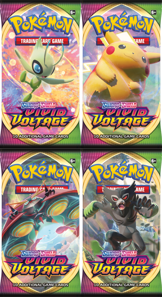 Vivid Voltage Booster Pack Art Set Pokemon Jimbos Cards Vivid Voltage Booster Pack Art Set Pokemon Jimbos Cards