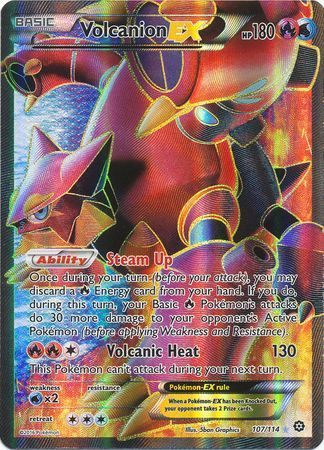 Volcanion Ex Full Art - 107/114 - Ultra Rare