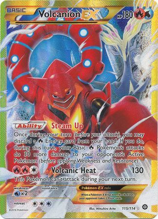 Volcanion Ex Secret Rare - 115/114 - Ultra Rare