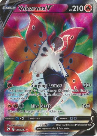 Volcarona V Full Art - 170/203 - Ultra Rare