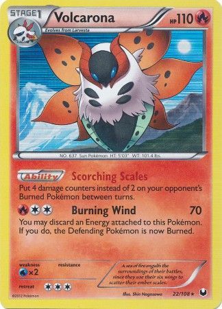 Volcarona - 22/108 - Holo Rare