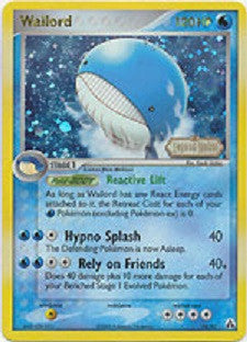 Wailord - 14/92 - Holo Rare Reverse Holo