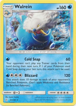 Walrein - 52/236 - Rare