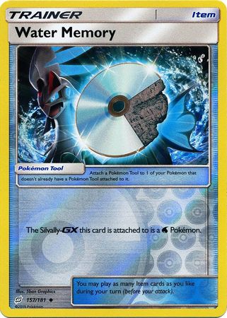 Water Memory - 157/181 - Uncommon Reverse Holo