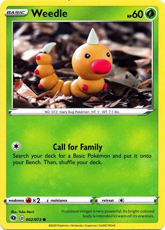 Weedle - 2/73 - Common