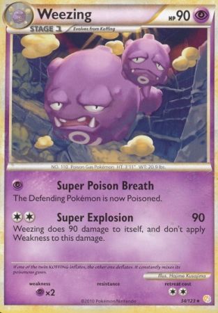 Weezing - 34/123 - Rare