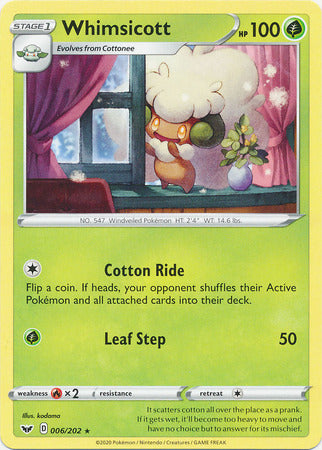 Whimsicott - 6/202 - Rare