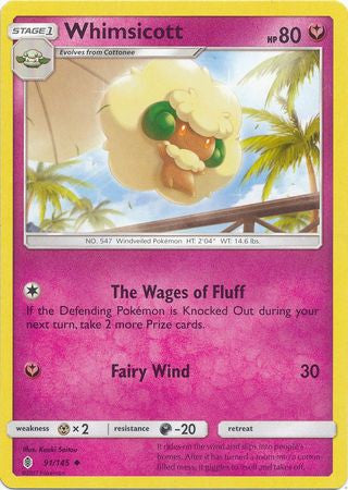 Whimsicott - 91/145 - Uncommon