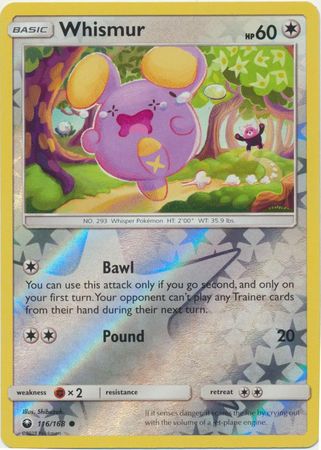 Whismur - 116/168 - Common Reverse Holo