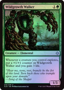 Wildgrowth Walker - 216/279 - Uncommon FOIL