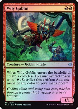 Wily Goblin - 174/279 - Uncommon FOIL