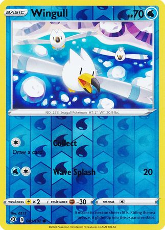 Wingull - 41/192 - Common Reverse Holo