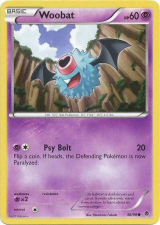 Woobat - 36/98 - Common