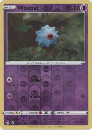 Woobat - 68/203 - Common Reverse Holo