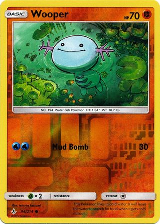 Wooper - 96/214 - Common Reverse Holo