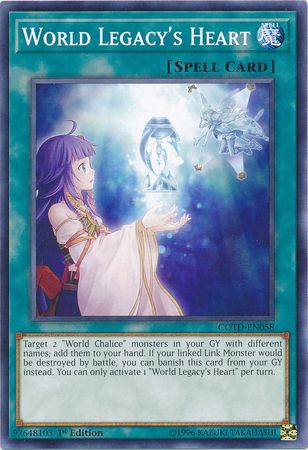 World Legacy's Heart - COTD-EN058 - Common 1st Edition