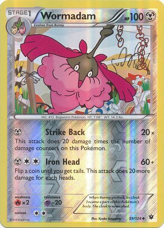 059/124 - Wormadam - Uncommon Reverse Holo