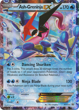 Ash-Greninja Ex - XY133 - Ultra Rare