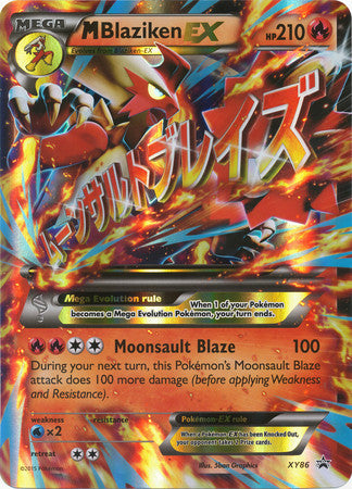 M Blaziken Ex Oversized Promo - XY86 - Ultra Rare